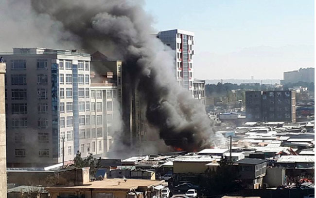 آتش سوزی در فروشگاهی در کابل میلیون‌ها افغانی خساره به جا گذاشت